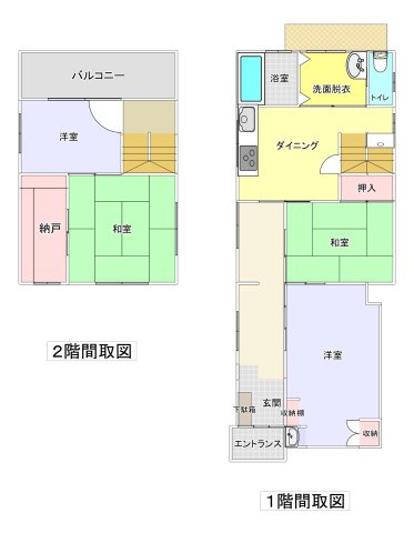 行徳戸建て　間取り